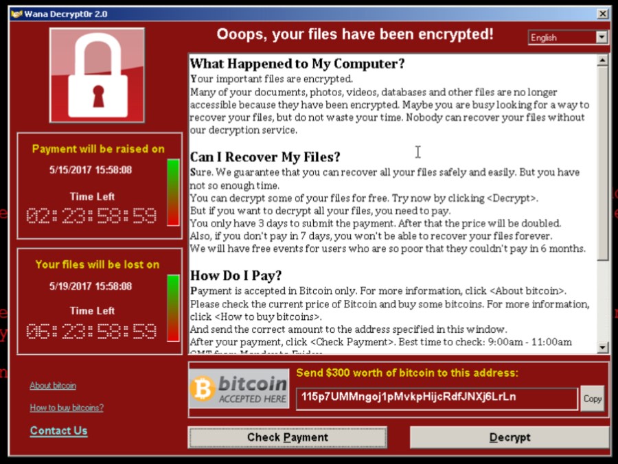 Herramienta que previene la ejecucion del Ransomware WannaCry
