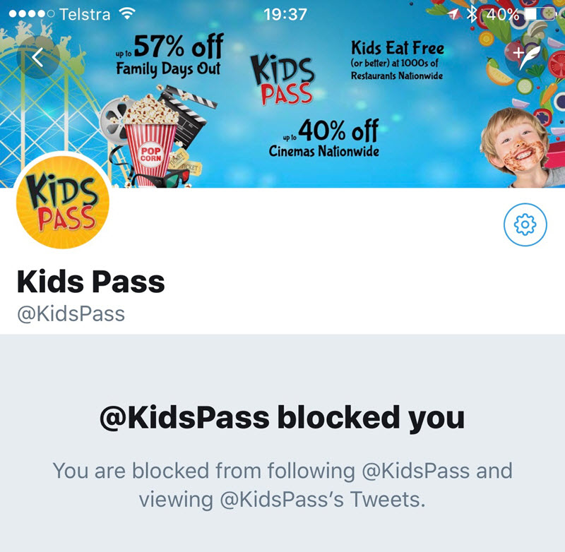 Kids Pass Blocked Me